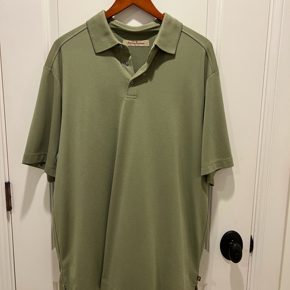 Tommy Bahama Sage Green Polo Shirt